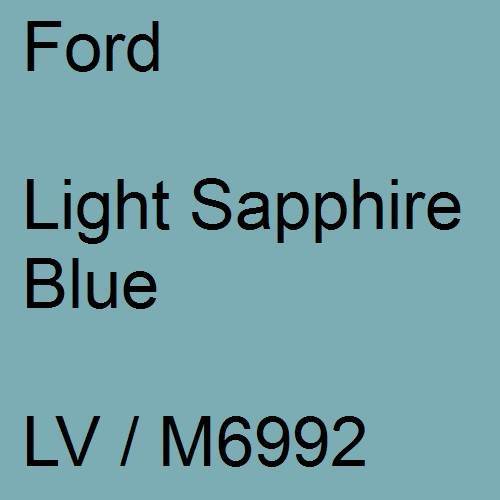 Ford, Light Sapphire Blue, LV / M6992.